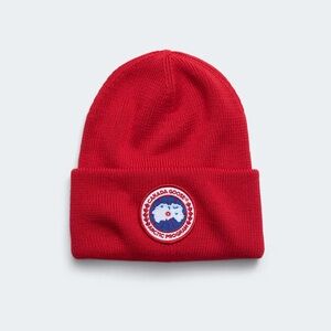 Canada Goose Red Knit Hat